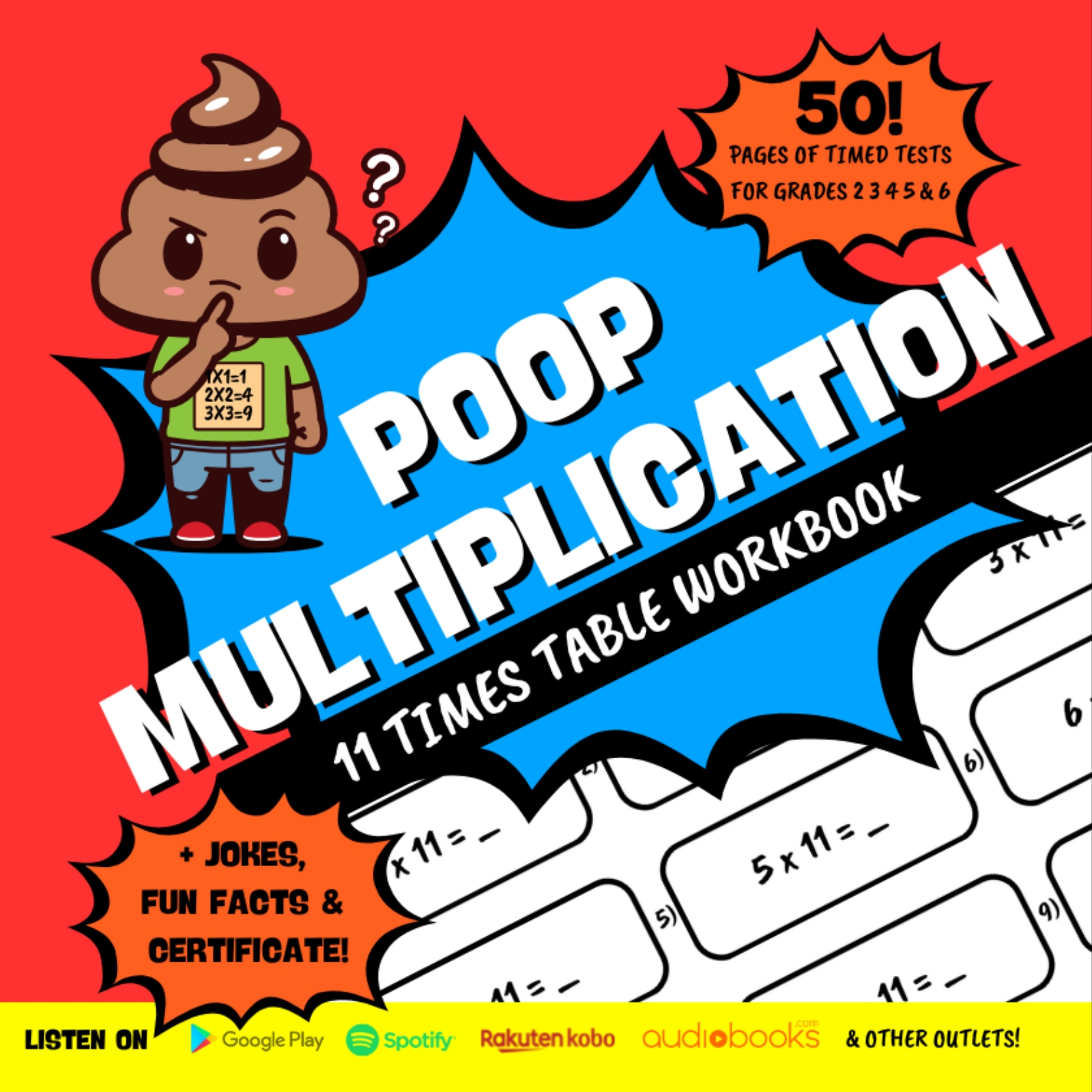 multiplication workbook for grades 1 2 3 4 5 6 fun way of learning times tables