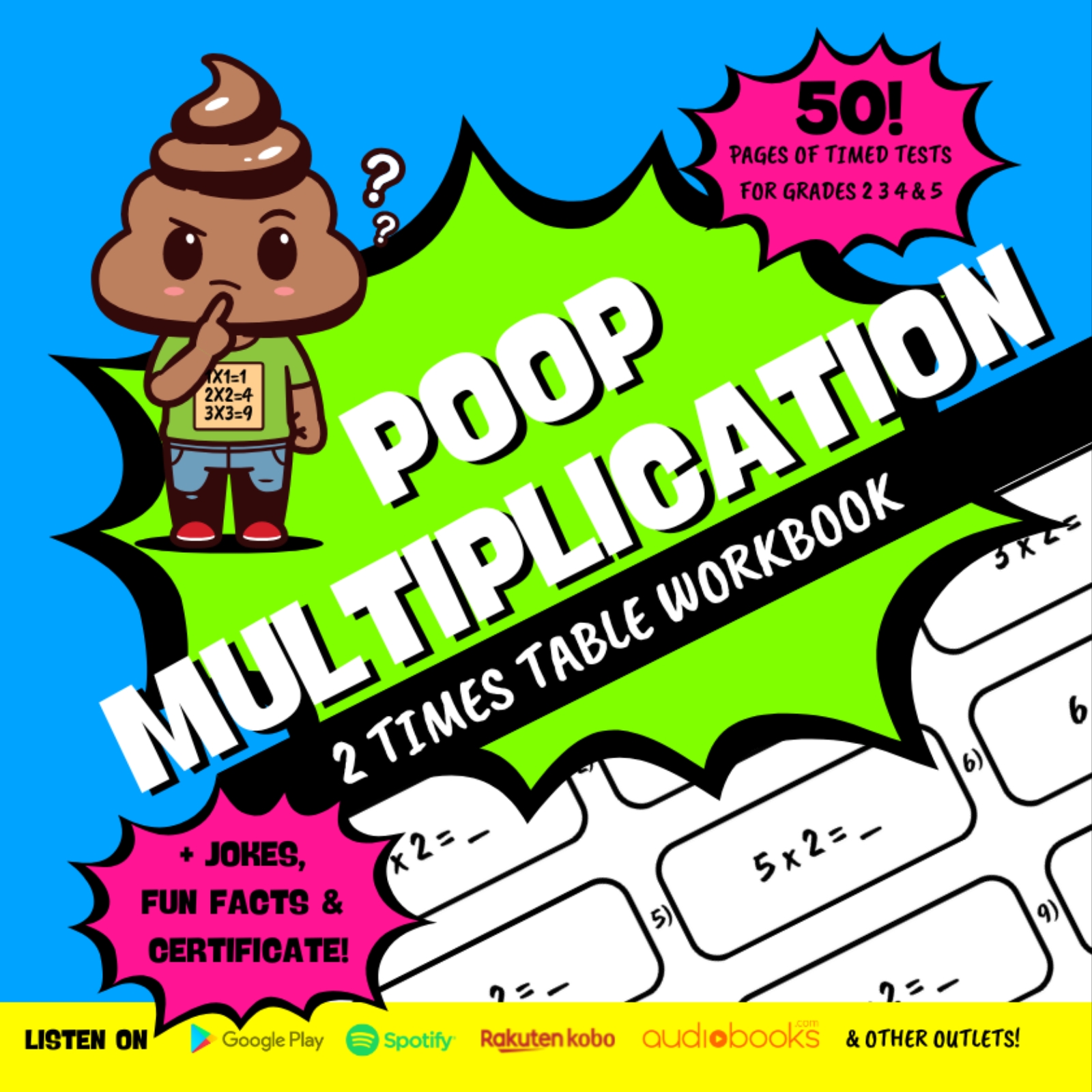 multiplication workbook for grades 1 2 3 4 5 6 fun way of learning times tables
