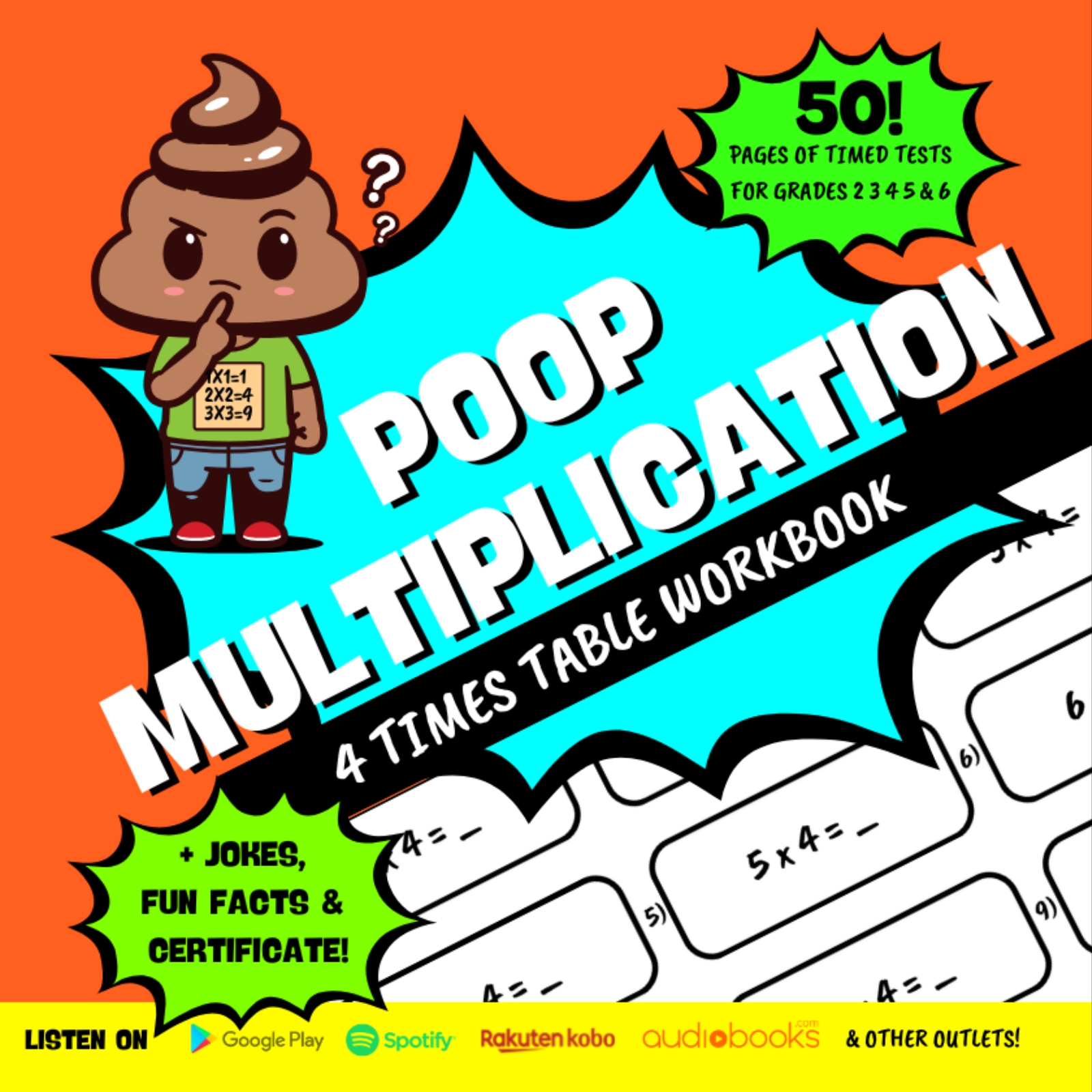 multiplication workbook for grades 1 2 3 4 5 6 fun way of learning times tables
