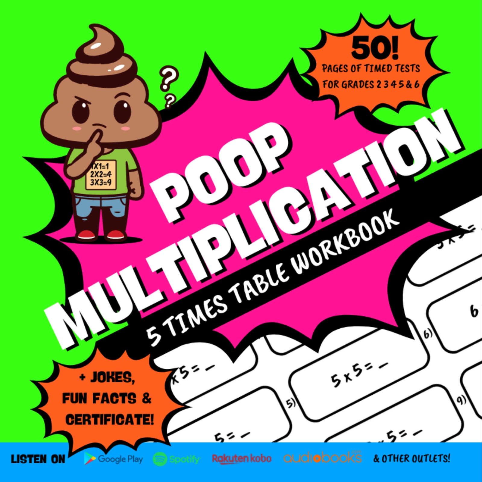 multiplication workbook for grades 1 2 3 4 5 6 fun way of learning times tables