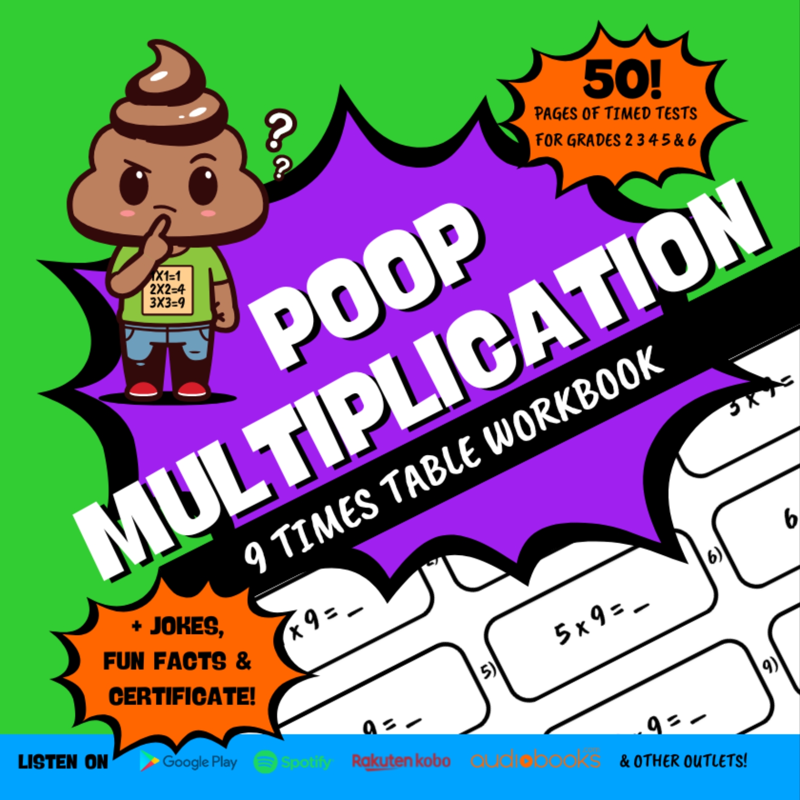 multiplication workbook for grades 1 2 3 4 5 6 fun way of learning times tables